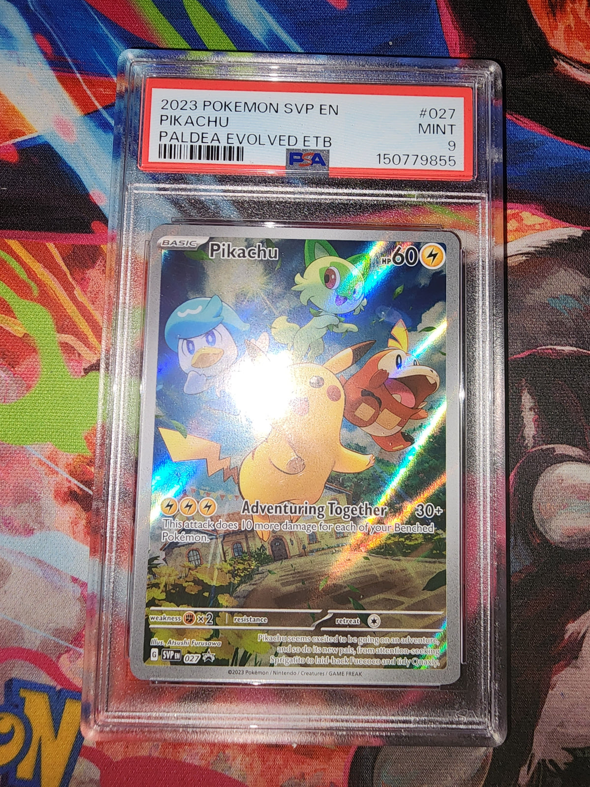 Pikachu #027 Promo PSA 9