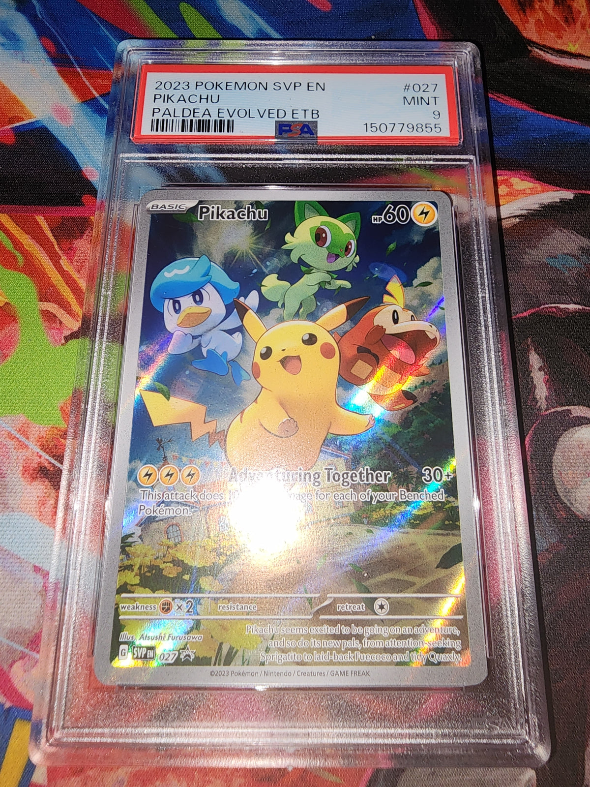 Pikachu #027 Promo PSA 9