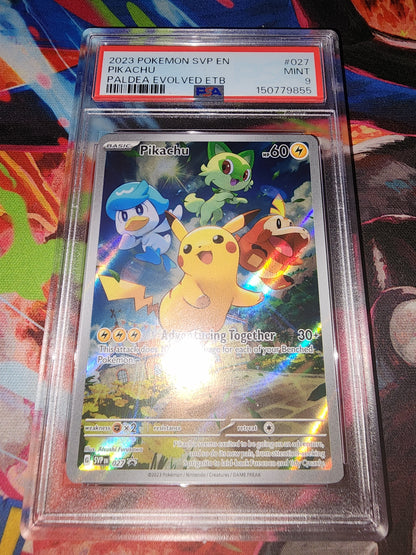 Pikachu #027 Promo PSA 9